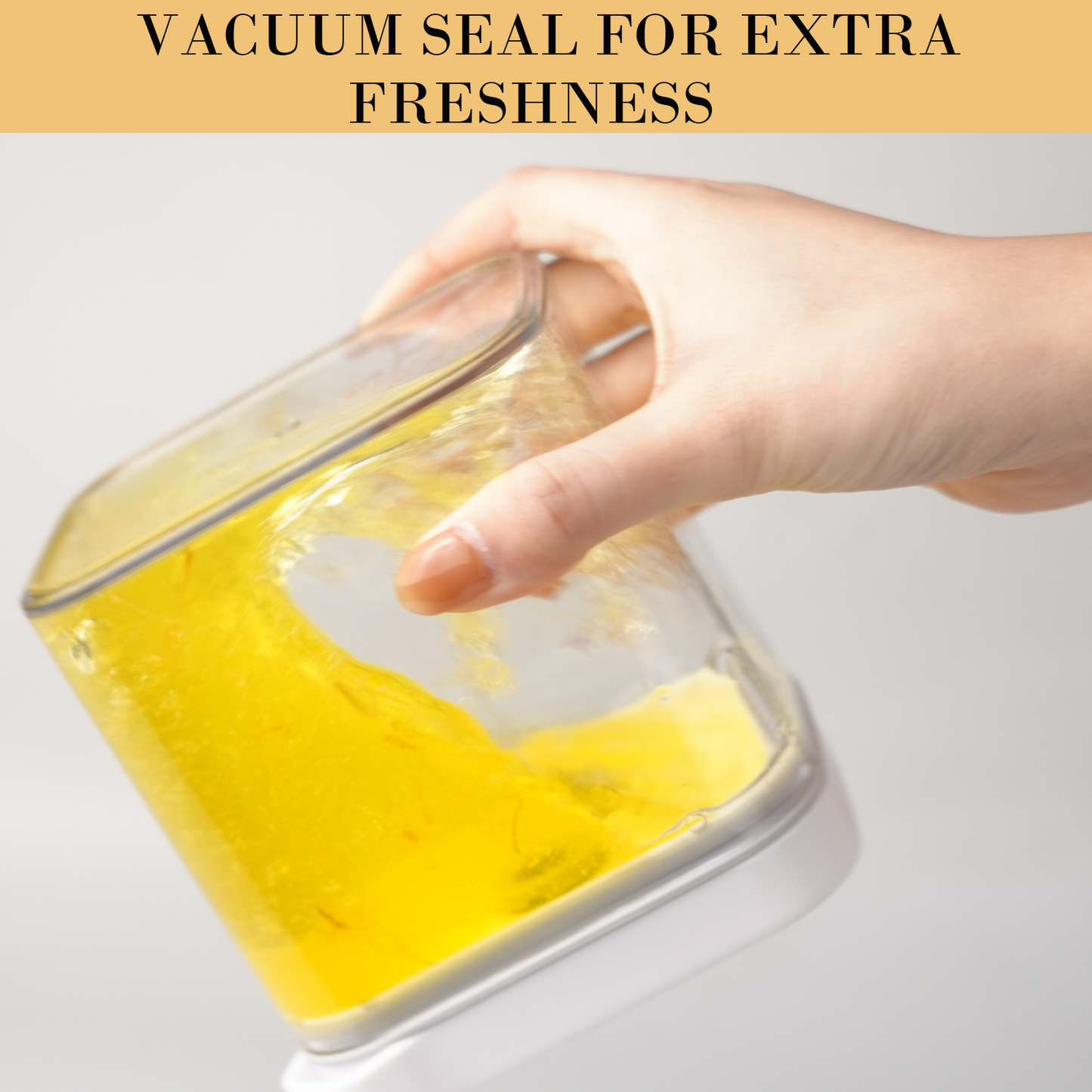 Vacuum Sealed Food Storage Containers with Pump – Airtight, Keeps Food Fresh, Prevents Bacteria – Ideal for Grains, Coffee, Snacks & dog food storage container(4-Piece Set)